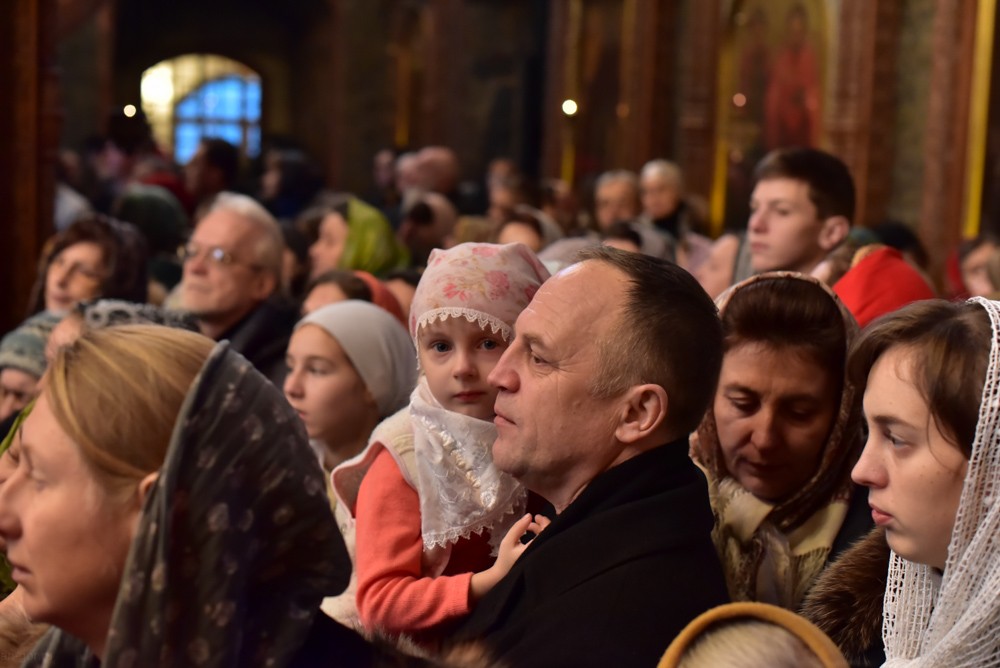 Патриаршее Богослужение в Сретенском монастыре.  Фото: Анатолий Горяинов