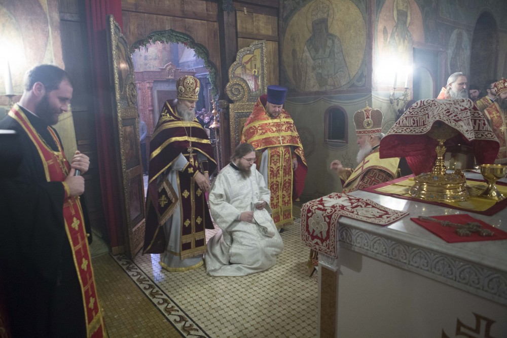 Патриаршее Богослужение в Сретенском монастыре.  Фото: Михаил Родионов