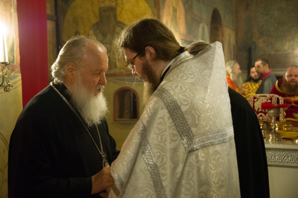 Патриаршее Богослужение в Сретенском монастыре.  Фото: Дмитрий Гливинский