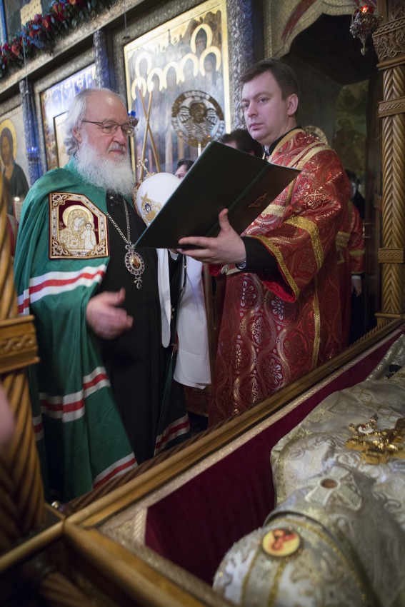 Патриаршее Богослужение в Сретенском монастыре.  Фото: Михаил Родионов
