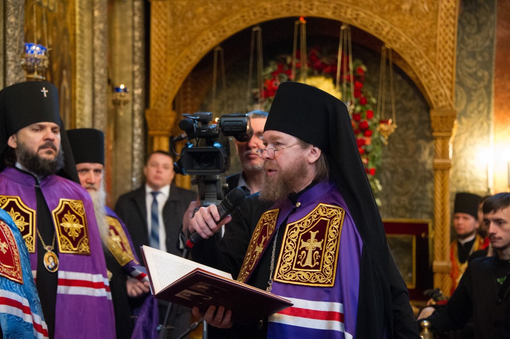 Патриаршее Богослужение в Сретенском монастыре.  Фото: Дмитрий Гливинский