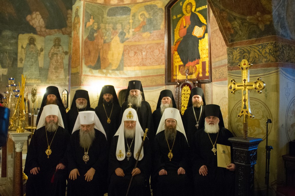 Патриаршее Богослужение в Сретенском монастыре.  Фото: Дмитрий Гливинский