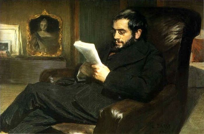 Портрет Александра Бенуа работы Л. Бакста, 1898