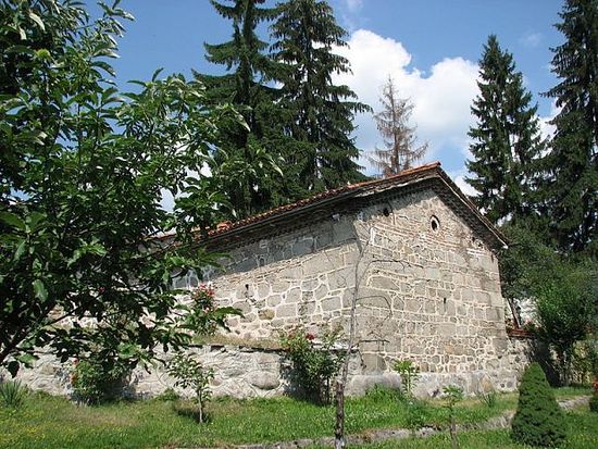 The early 17th century Dobarsko Church in Dobarsko, Southwest Bulgaria, as viewed from the outside. Photo: Nadina, Wikipedia