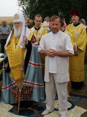 Фото: Василий Червоний с «духовным отцом»