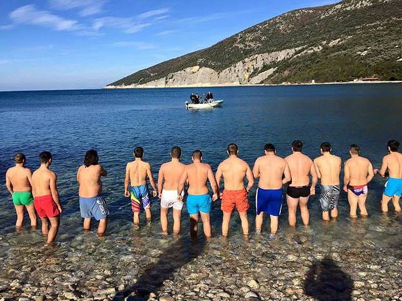 Ulcinj. The swim took place here this year for the first time. 