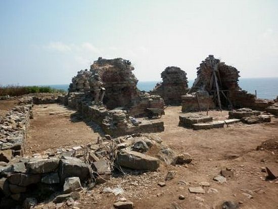 Part of the ruins of the Early Christian St. John the Baptist Monastery on the St. Ivan (St. John) Island in the Black Sea off the coast of Bulgaria’s Sozopol. Photo: BurgasNews