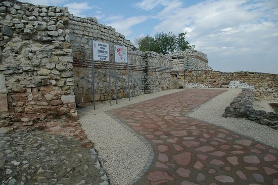 The partly restored ruins of the Ancient Roman city and fortress of Montanesium, today’s Montana in Northwest Bulgaria, which had a major Early Christian basilica right outside its fortress wall. Photo: Montana Regional Museum of History
