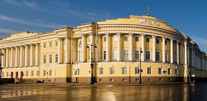 Headquarters of the Holy Synod of the Russian Empire in St. Petersburg from 1835 to 1917 and from 2009 to present day