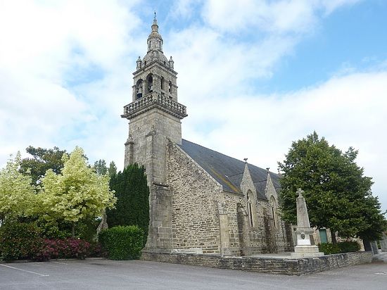 St. Teilo's Church in Landeleau, Brittany