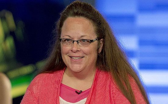 Kim Davis, an Apostolic Christian, was sent to prison in Kentucky for her stance in refusing to follow court orders Photo: Reuters