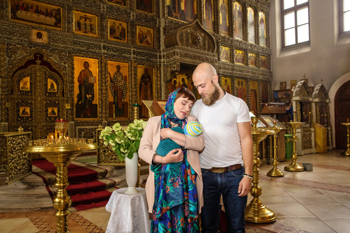  После крещения сына Вани. Фото Ольги Туровцевой