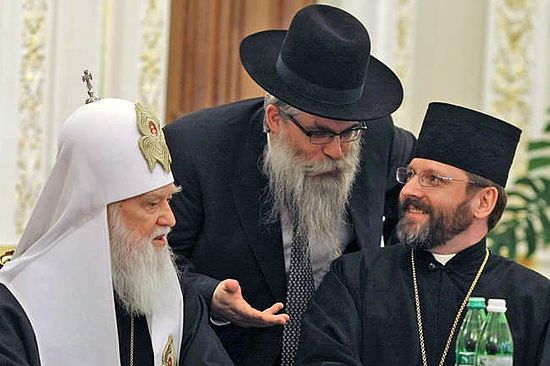 Святослав Шевчук и Филарет Денисенко