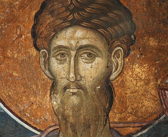 Свети великомученик Теодор Тирон. Манастир Високи Дечани. Србија, Косово, 14. в.