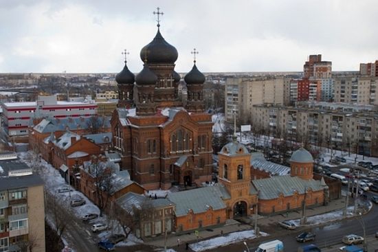 Введенский монастырь с высоты птичьего полета