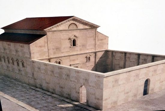 A virtual reconstruction of the Antiquity Synagogue in Bulgaria’s Plovdiv. Photo: 24 Chasa daily