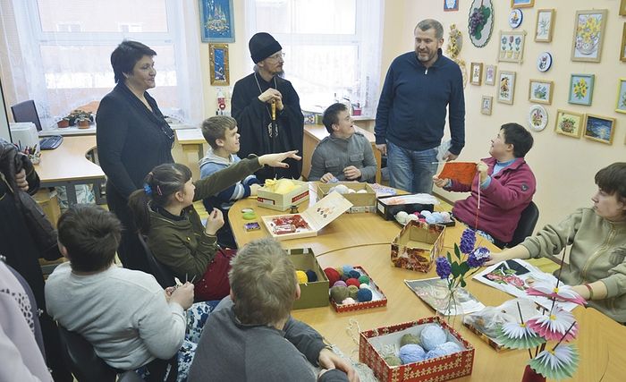 Посещение дома-интерната для детей-инвалидов в г. Червень