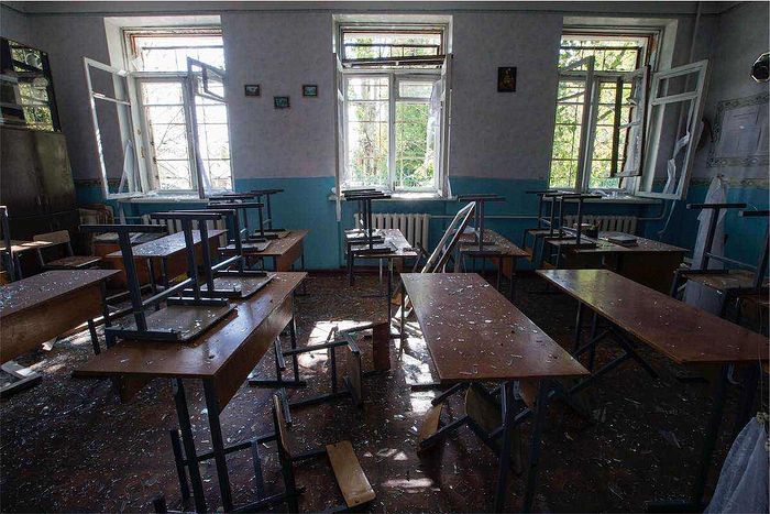 Школа в Донбассе