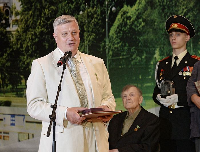 Писатель Александр Сегень на вручении Патриаршей премии по литературе