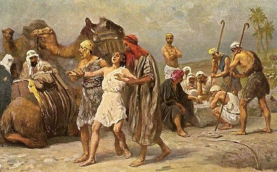 Selling Joseph into slavery