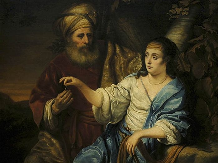 Фамарь и Иуда. Фердинанд Бол. 1653. ГМИИ им. А. С. Пушкина, Москва