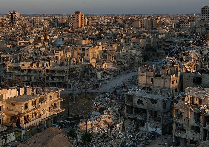 Сирия. Хомс: один из самых разрушенных городов