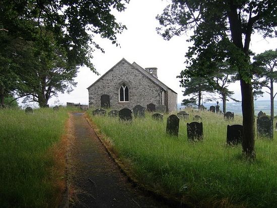 Church of St. Paternus or Padarn in Llanbadarn-Odwyn, Ceredigion
