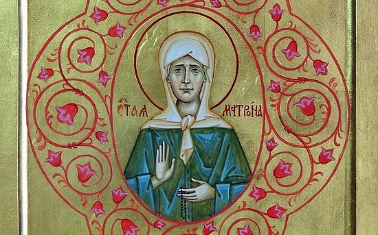 St. Matrona of Moscow. A modern icon.