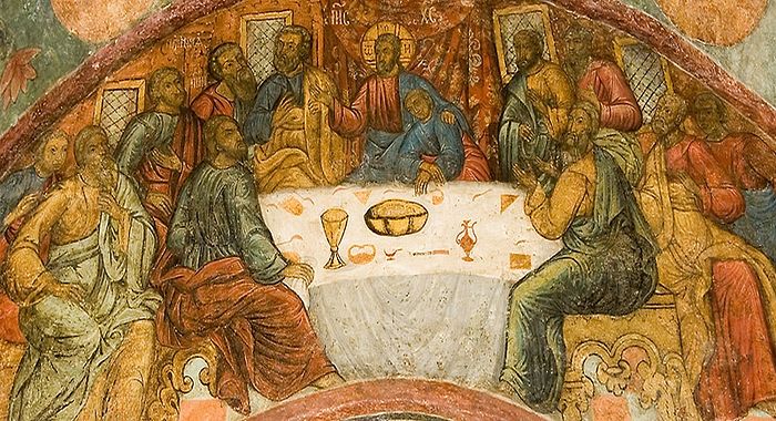 Фреска алтаря Собора Сретения Владимирской иконы Божией Матери