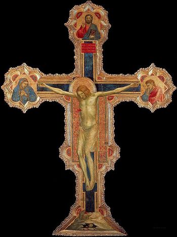 Расписной крест работы Джотто в Городском музее Падуи