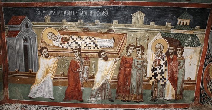 Перенесение мощей святителя и чудотворца Николая из Мир Ликийских в Бар