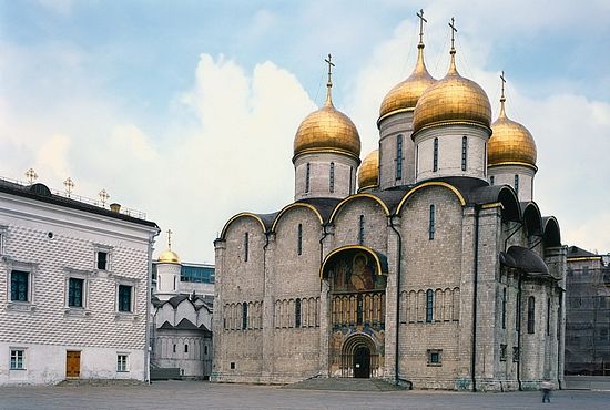Успенский собор Московского Кремля, втор. пол. XV в., современный вид