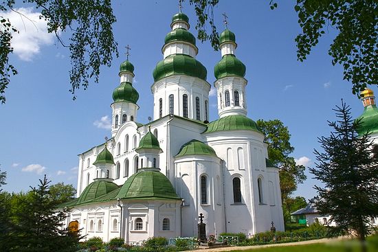 Успенский собор Елецко-Успенского монастыря в Чернигове, нач. XII в., современный вид