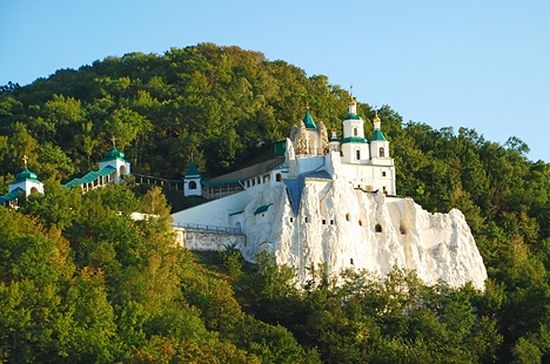 Свято-Успенская Святогорская Лавра на р. Северский Донец, современный вид