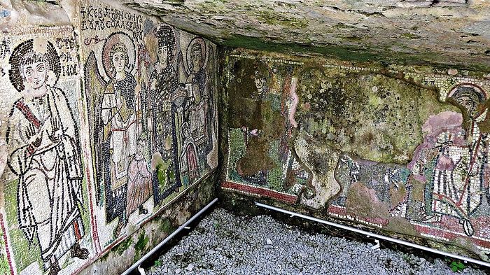 Древняя православная мозаика. Дуррес, Албания