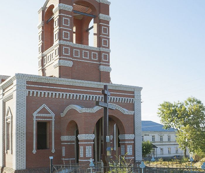 Строящийся храм в честь Владимирской иконы Божией Матери. 2015 год