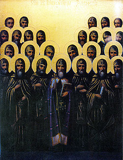 26 Martyrs of Zografou, burned alive by Catholic Crusaders