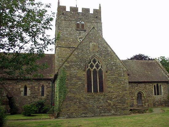 Holy Trinity Church in Wistanstow, Shropshire (photo from Geograph.org.uk)