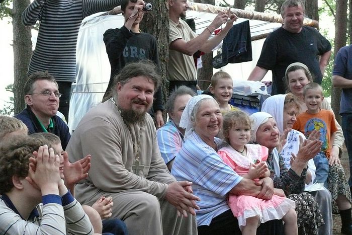 Отец Игорь Смертин на Селигере