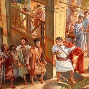 Апостол Петр входит в дом Корнилия
