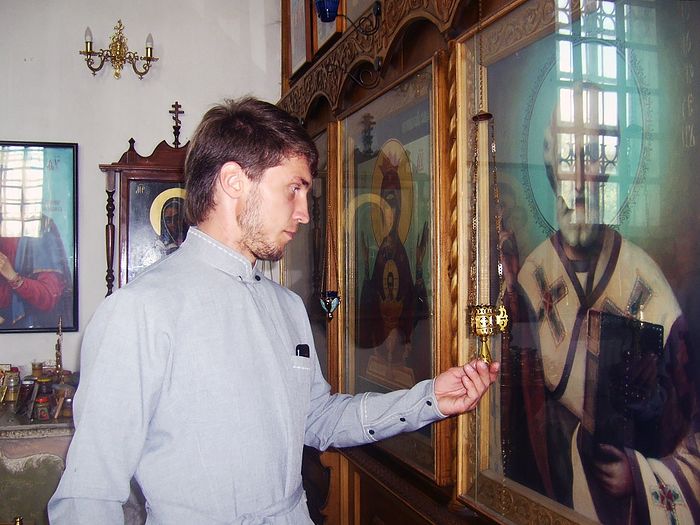 Старинная лампадка