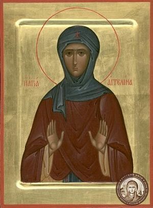 Св. Ангелина Сербская. Икона. Сергиев Посад