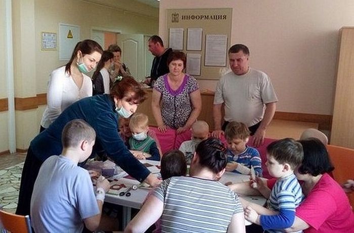 Волонтеры в детском отделении гематологии