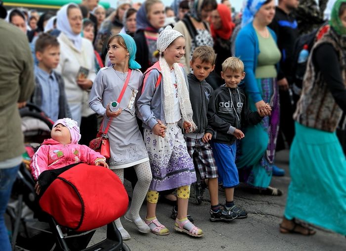 Участники Всеукраинского крестного хода