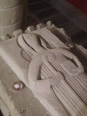 A medieval effigy believed to be that of St. Edith at Polesworth abbey church (taken from Warwickshirechurches.weebly.com)
