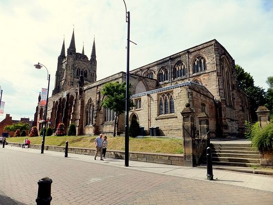 St. Editha's Church in Tamworth, Staffordshire (photo by Richard Hoare)