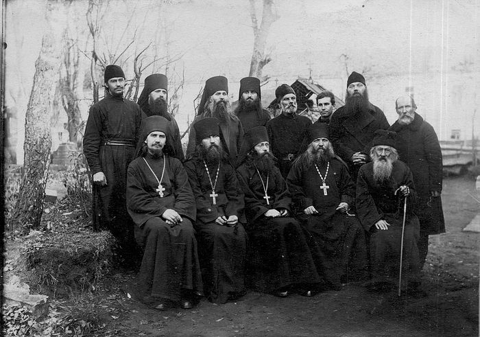 Братия Покровского монастыря. 1927 г.