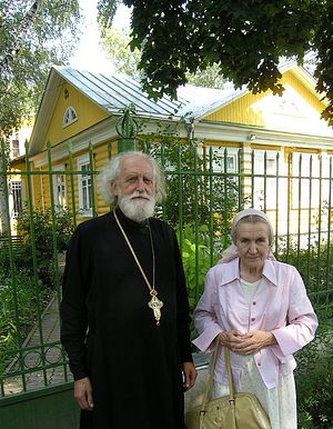 Протоиерей Николай Кречетов и его супруга Екатерина Тихоновна. 2008 год
