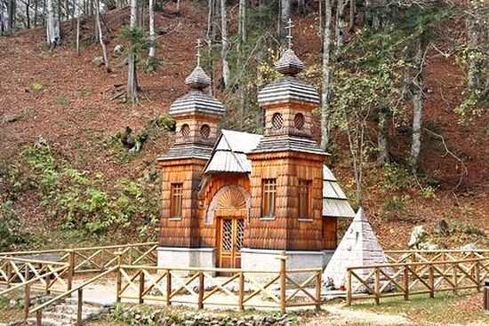 Russian Orthodox chapel in Vršič. Source: Rudolf Baloh
