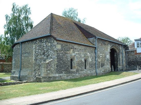 Hyde Abbey in Winchester, Hants (photo by Gary Reggae).